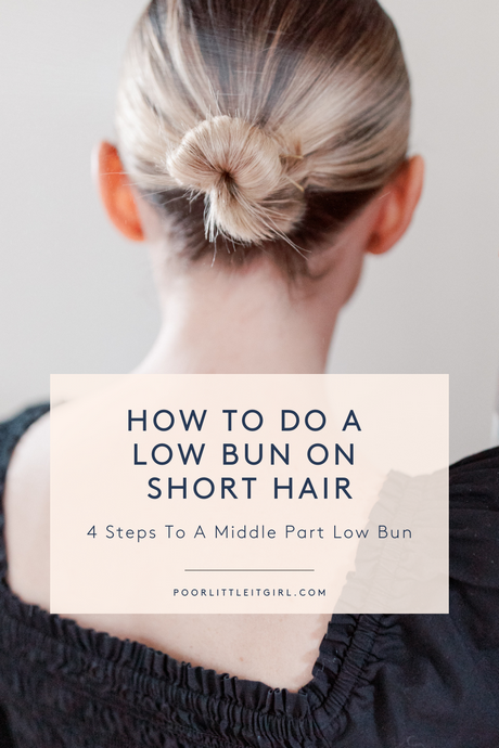 low-bun-for-short-hair-51_3 Low bun for short hair