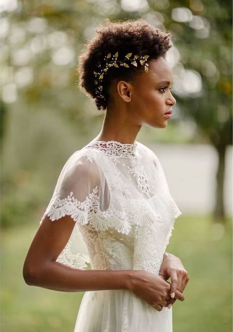 short-wedding-hairstyles-for-black-brides-02 Short wedding hairstyles for black brides
