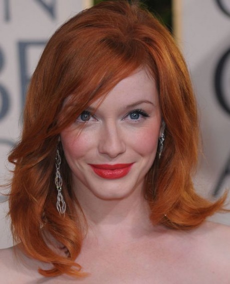 shoulder-length-red-hair-90_20 Shoulder length red hair