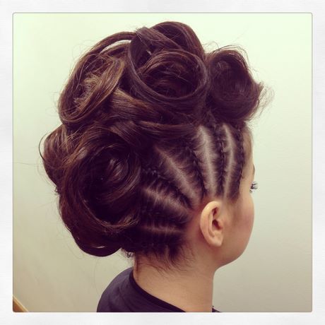 Funky hair up - Style and Beauty