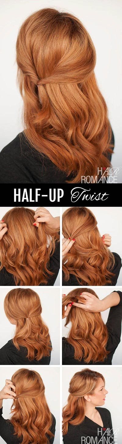 half-up-and-half-down-hairstyles-for-short-hair-63_20 Half up and half down hairstyles for short hair