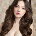 Down wedding hairstyles for long hair