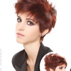 Layered short hairstyles for women