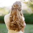 Long wedding hair