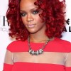 Rihanna medium hairstyles