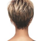 Short hairstyles from the back