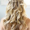 Simple bridesmaid hair