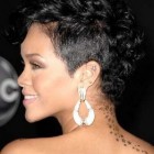 Very curly short hairstyles