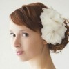 Wedding flower hair pieces