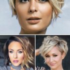 Short hairstyles with bangs 2019