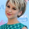 Short hairstyles for round faces 2018