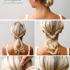 Easy up hairstyles for shoulder length hair