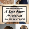Home hairstyles for long hair
