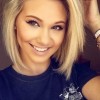 Short blonde hairstyles for round faces