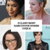 Short haircuts for wavy hair over 50