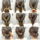 Cute quick updos for short hair