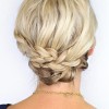French updo for short hair