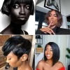 Short bob hairstyles 2023 for black females