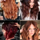 Trendy red hair 2023
