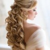 Bride hairstyle long hair