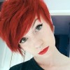 Red pixie hair