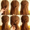 Making simple hair style