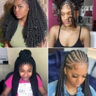 Plaiting hairstyles 2024