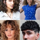 Short haircuts for curly hair 2024